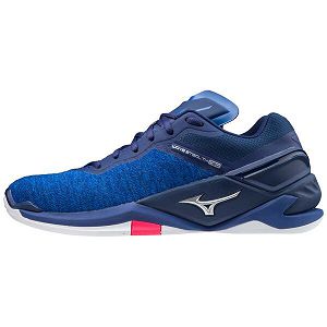 Zapatillas Balonmano Mizuno Wave Stealth Neo Hombre Azules/Rosas/Plateados | Mexico-974513